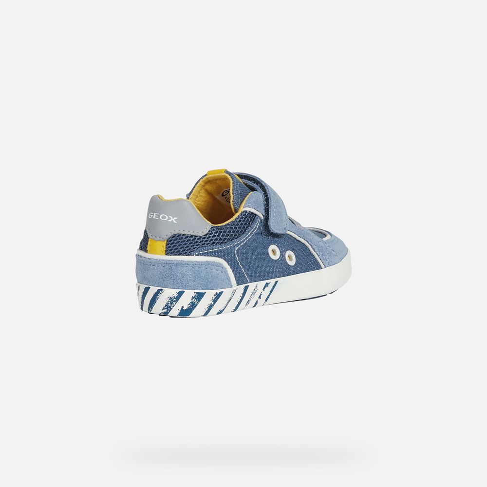 Geox Sneakers Blue Kilwi Boy - Geox Baby Shoes - RYJNEU382